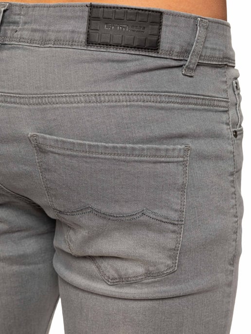 Enzo Heren Slim Stretch Denim Jeans - Image 5